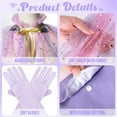 thumbnail image 7 of Ayieyill Princess Dress up Clothes for Little Girl, 11Pcs Princess Cape with Crown, Princess Dresses for Girl 3-8 Birthday Gift, 7 of 7