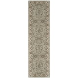 SAFAVIEH Heritage Rida Traditional Wool Runner Rug, Beige/Grey, 2'3