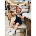 thumbnail image 6 of BemeyourBBs 2Pcs Toddler Baby Boy Shark Raccoon Costume Summer Clothes Kids Halloween Animal Outfits Short Sleeve Cute Animal Hooded Hoodie Shirt Tops and Elastic Waist Pockets Shorts Set, 6 of 9