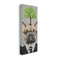 thumbnail image 3 of Stupell Industries Dog Wearing Suit Botanical Tree Animals & Insects Painting Gallery Wrapped Canvas Print Wall Art, 3 of 5