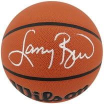 Larry Bird Signed Wilson Indoor/Outdoor NBA Basketball