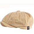 thumbnail image 7 of CoCopeaunts Newsboy Cap Spring Autumn Flat Cap Men Vintage Artist Painter Beret Hat Retro Octagonal Newsboy Hats for Women, 7 of 7