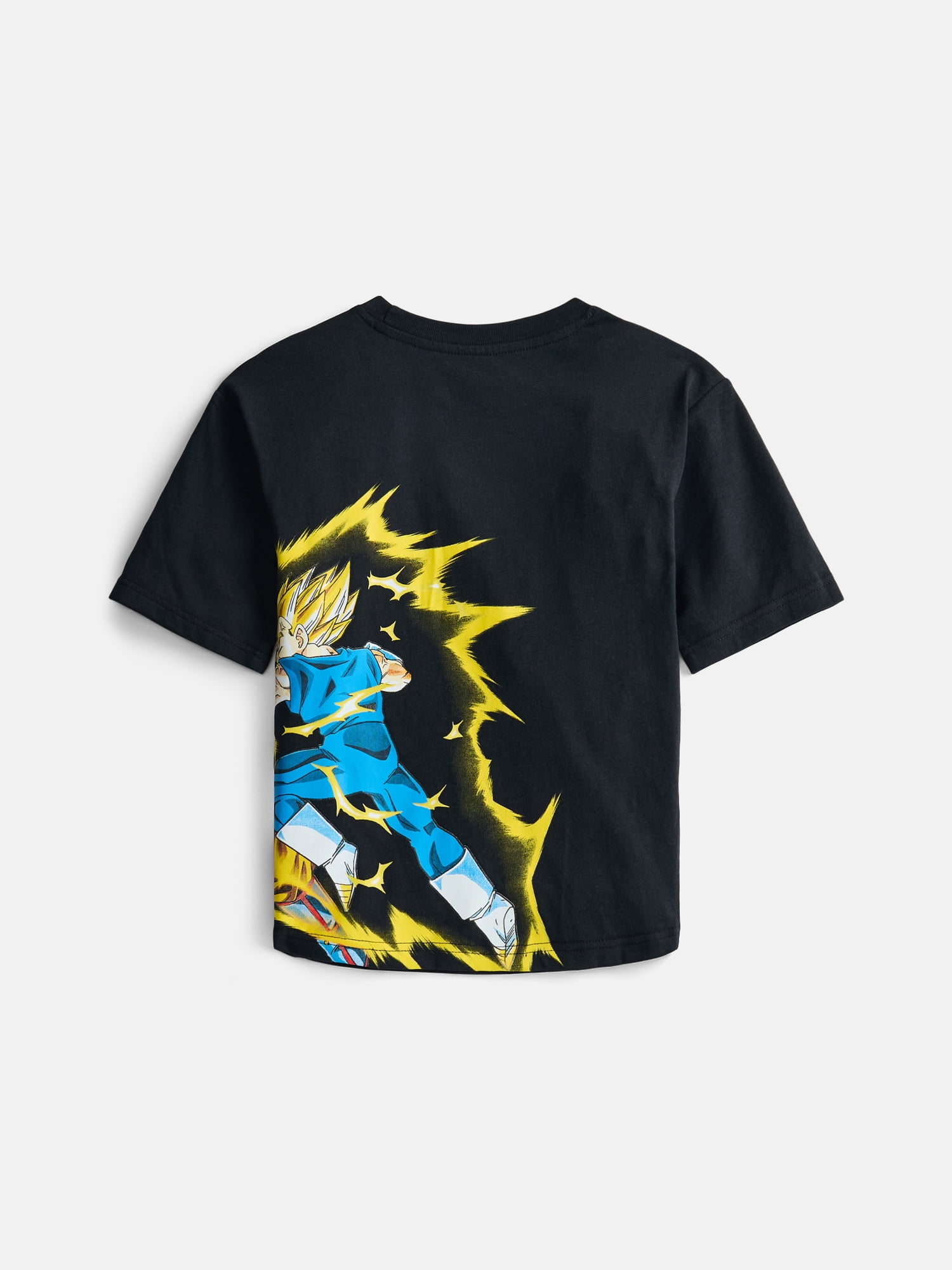 Dragon Ball Z Boys' Front Back Graphic Tee with Short Sleeves, Sizes 4-18
