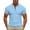 Light Blue&07#0202F, variant on Fabrcox Mens Ribbed Polo Shirt Turn Down Collar Button Mens Short Sleeve Tshirts Color Block Spring Outdoor Big and Tall Men's Golf Shirts