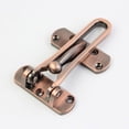thumbnail image 1 of Cerradura de refuerzo de puerta Cerradura de barra oscilante para seguridad en el hogar Cerraduras de puerta delantera para niños Espesar aleación de aluminio sólido (Pátina roja), 1 of 3
