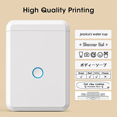 thumbnail image 3 of Thermal Label Makers with 1 Roll Tape, Portable Mini Wireless Bluetooth Sticker Printer for Home Office School Use, White, 3 of 6