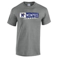 thumbnail image 2 of J2 Sport Memphis Tigers NCAA Sticker Unisex T-Shirt, 2 of 4