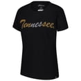 thumbnail image 2 of Women's Gameday Social  Black Tennessee Volunteers Hand Sewn Beaded Script T-Shirt, 2 of 6