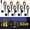8-Light, variant on Outdoor Landscape lighting Low Voltage, 65.6FT Wired LED Spot light with Plug-in Transformer, IP65 Waterproof Outside Uplight 18W 1800LM for Yard Garden Tree Pathway House,