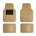 thumbnail image 7 of FH Group Universal Fit Diamond Pattern Floor Mats Leather For Car SUV Van Beige w/ Black Dash Pad F12002BEIGE-FH1002BLACK, 7 of 7