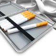 thumbnail image 4 of 1 Pce Étui Compact en Cuir Noir pour 20 Cigarettes Filtrantes, 4 of 5