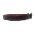 thumbnail image 4 of Western Trenditions Llc Mens  Roughy Chocolate Diamond Belt 36 Brown, 4 of 4