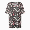 thumbnail image 6 of TOWMUS V-Neck T-shirts for Women Petal Sleeve Tunic Tops Summer Casual Womens Shirts, 6 of 6