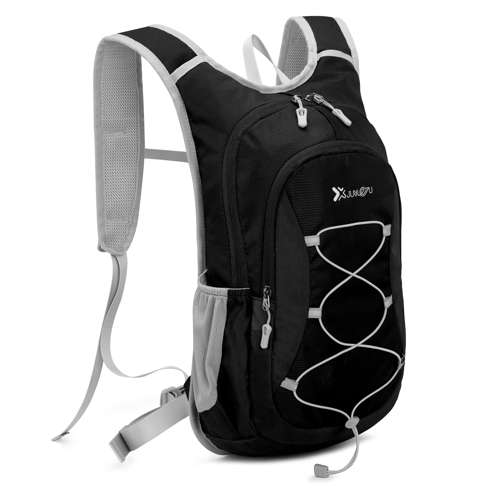 JUNLETU Hydration Backpack with BPA Free Bladder Unisex Water Resistant Durable Light Weight Adjustable Sizing 