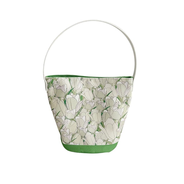 Bolsa de lona para mujer, bolsa de lona reutilizable para mujer, bolsa estética para mujer Estilo A