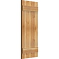 thumbnail image 2 of 16 1/8"W X 39"H Timbercraft Three 5 3/8" Boards Joined Board-N-Batten Shutters, Rough Sawn Western Red Cedar (Per Pair), 2 of 13