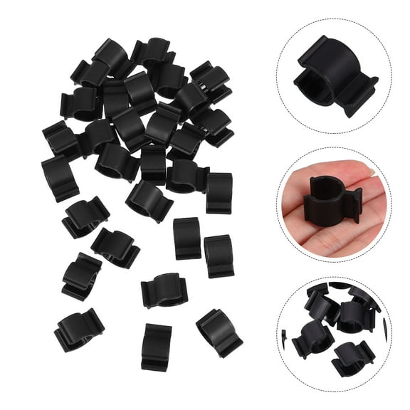 VORCOOL 30Pcs Leakproof Cleansing Oil Bottle Pump Locks Plastic Buckle Clips for Daily Use