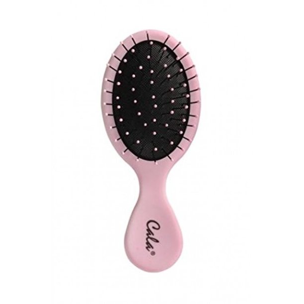 NEW Cala WetNDry Kids & Travel Detangling Hair Brush (Soft Pink