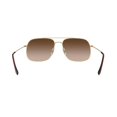 thumbnail image 5 of Ray-Ban RB3595-901313 Gold Square Brown Gradient Lens Unisex Metal Sunglasses, 5 of 6