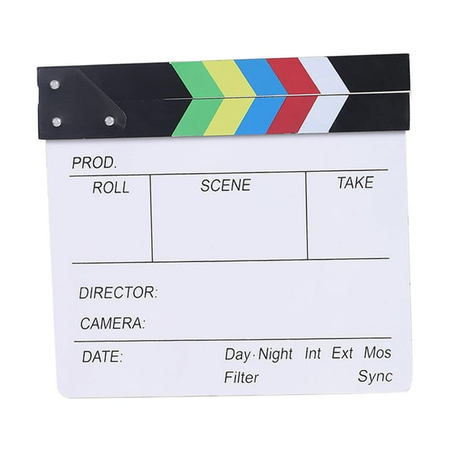 Mini pizarra para directores de cine, ideal para decoración del hogar y vídeos. Vistoso