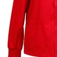 thumbnail image 3 of Womens Scrub Jacket Workwear Snap Front Warm-up Scrubs Jacket, 3 of 4