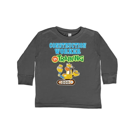 

Inktastic Construction Worker in Training Gift Toddler Boy or Toddler Girl Long Sleeve T-Shirt