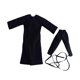 thumbnail image 2 of Figura de acción a escala 1:12, ropa, chaqueta, moda, disfraz, cosplay, niños negro, 2 of 8