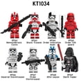thumbnail image 3 of Bloques De construcción Star Wars minifiguras Darth Vader clon Trooper stormtrooper Kt1042, 3 of 4