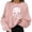 Halloween sweatshirt A225 Pink, variant on FASHOFT Halloween Sweatshirt for Women Cute Skull Graphic Oversized Hoodie Long Sleeve Crew Neck Sweater Fall Winter Casual Holiday Pullover Tops Pink S