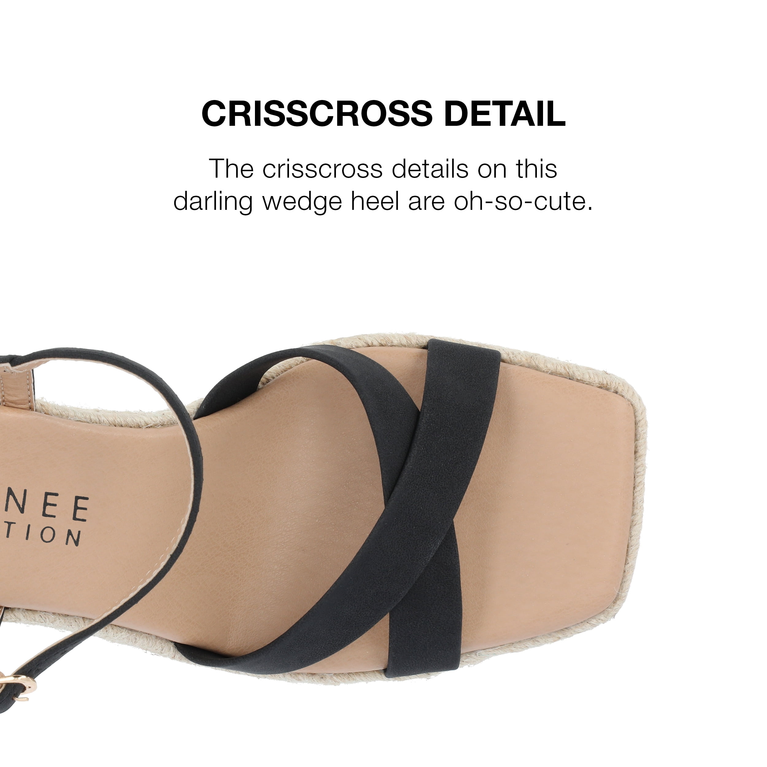 Journee Collection Womens Raniya Tru Comfort Foam Espadrille Platform Wedge Sandals