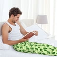 thumbnail image 6 of Picia Broccoli Vegetables Mens Soft Woven Cotton Elastic Waistband Sleep Pajama Pant Lounge Sleep Pant With Pockets And Drawstring-Medium, 6 of 9