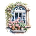 thumbnail image 2 of TIMIFIS Wall Stickers Flower Window Wall Sticker Can Be Removed Home Decor, 2 of 6