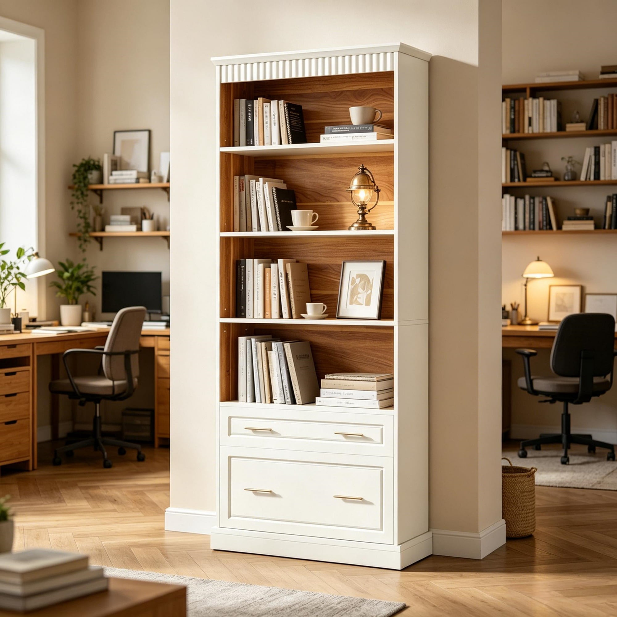 Bookshelf Storage Rack