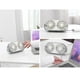 thumbnail image 4 of Cateissary Ventilador de escritorio Ajustable Portátil de bajo ruido Sin escobillas Dispositivo de enfriamiento de verano Inalámbrico Viaje Electrodomésticos Blanco, 4 of 6