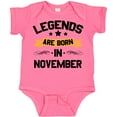 thumbnail image 3 of Inktastic Legends Are Born in November Boys or Girls Baby Bodysuit, 3 of 5