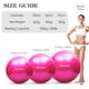 thumbnail image 5 of Pelota de yoga antiestallido de 55 cm, 65 cm y 75 cm, pelota de equilibrio de estabilidad, pilates, barra física, 5 of 8
