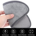 thumbnail image 2 of SEWCHICS 4-Pack Grey Semicircular Microfiber Drip Trays for Mini Fridge Leak and Household Use, 2 of 8