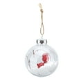 thumbnail image 1 of Christmas Decoration-6Pcs/Set Transparent Christmas Ball Bauble Christmas Tree Pendant Hanging Ornament(3), 1 of 8