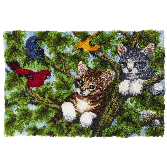 Herrschners® Kitty Climbers Latch Hook Kit