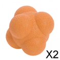 thumbnail image 1 of Pelota de reacción hexagonal para tenis, agilidad, reflejo de coordinación, paquete de 2-6 2 piezas, 1 of 8