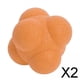 thumbnail image 1 of Pelota de reacción hexagonal para tenis, agilidad, reflejo de coordinación, paquete de 2-6 2 piezas, 1 of 8