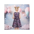 thumbnail image 5 of Sunny Fashion Girls Dress Floral Strawberry Embroidery Pocket Sleeveless Casual Party 7-8 Years, 5 of 9