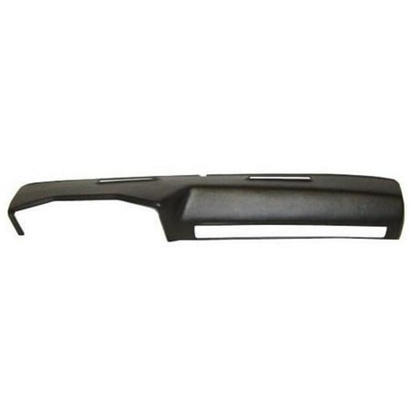 Sherman Parts Plastic Dash Cap for 1973-1980 Chevy & GMC Pickup, Black