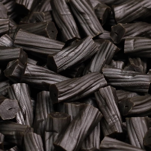 Black Licorice Bits by Its Delish, 4 lbs Bulk Bag | Black Licorice Twist Nibs Kosher Candy