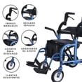 thumbnail image 2 of Andadera para adulto con asiento Andafacil 2 en 1 Azul Andadera, 2 of 7