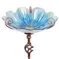 thumbnail image 1 of Comedero para pájaros de cristal MUMTOP de 79 cm de altura con soporte de metal, 1 of 7