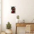 thumbnail image 5 of ZHONGYUTONG Romantic Couple Canvas Wall Art Black and Red Lovers Picture Abstract African American Painting for Bedroom Decor Framed (16.00" x 24.00"), 5 of 5