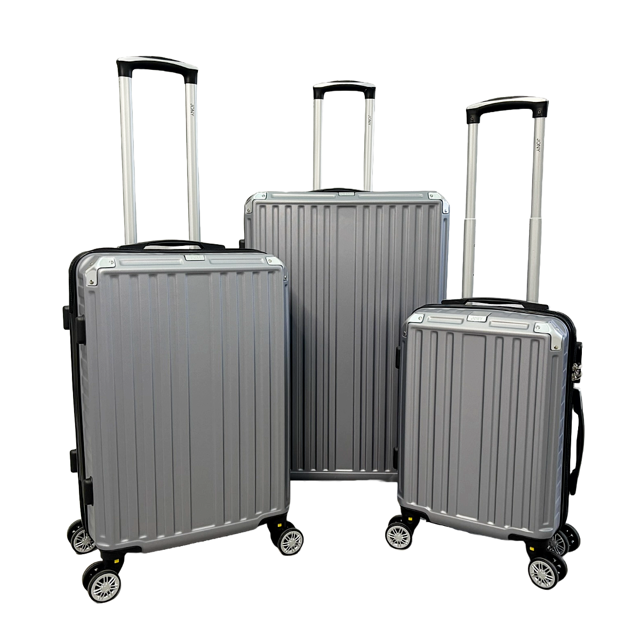 Set Juego De 3 Maletas Rigidas Y Resistente Jony Para Viaje Ruedas 360 Candado