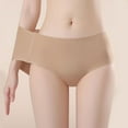thumbnail image 5 of No Show High Waist Underwear for Women Seamless Full Coverage Briefs Ladies Stretchy Tummy Control Panties, 5 of 8