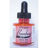 Dr. Ph. Martin's Bombay India Ink Calligraphy Set, 1.0 Oz., Black with ...